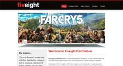 Desktop Screenshot of fiveight.co.nz